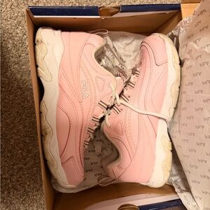 Fila Light Pink Athletic Shoes